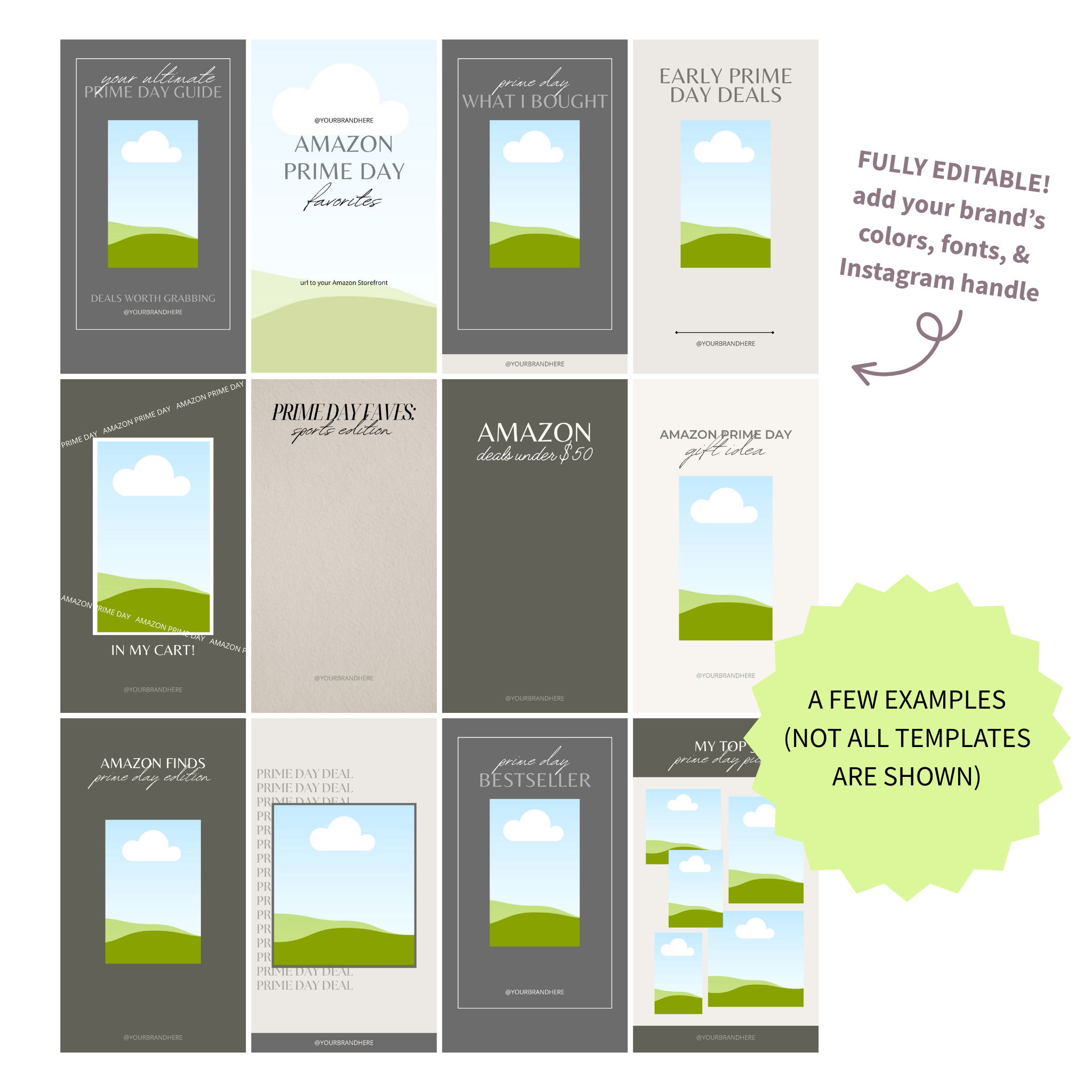 Amazon Prime Day Templates for Instagram Stories