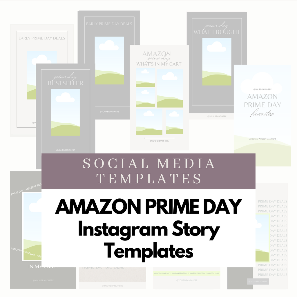 Amazon Prime Day Templates for Instagram Stories