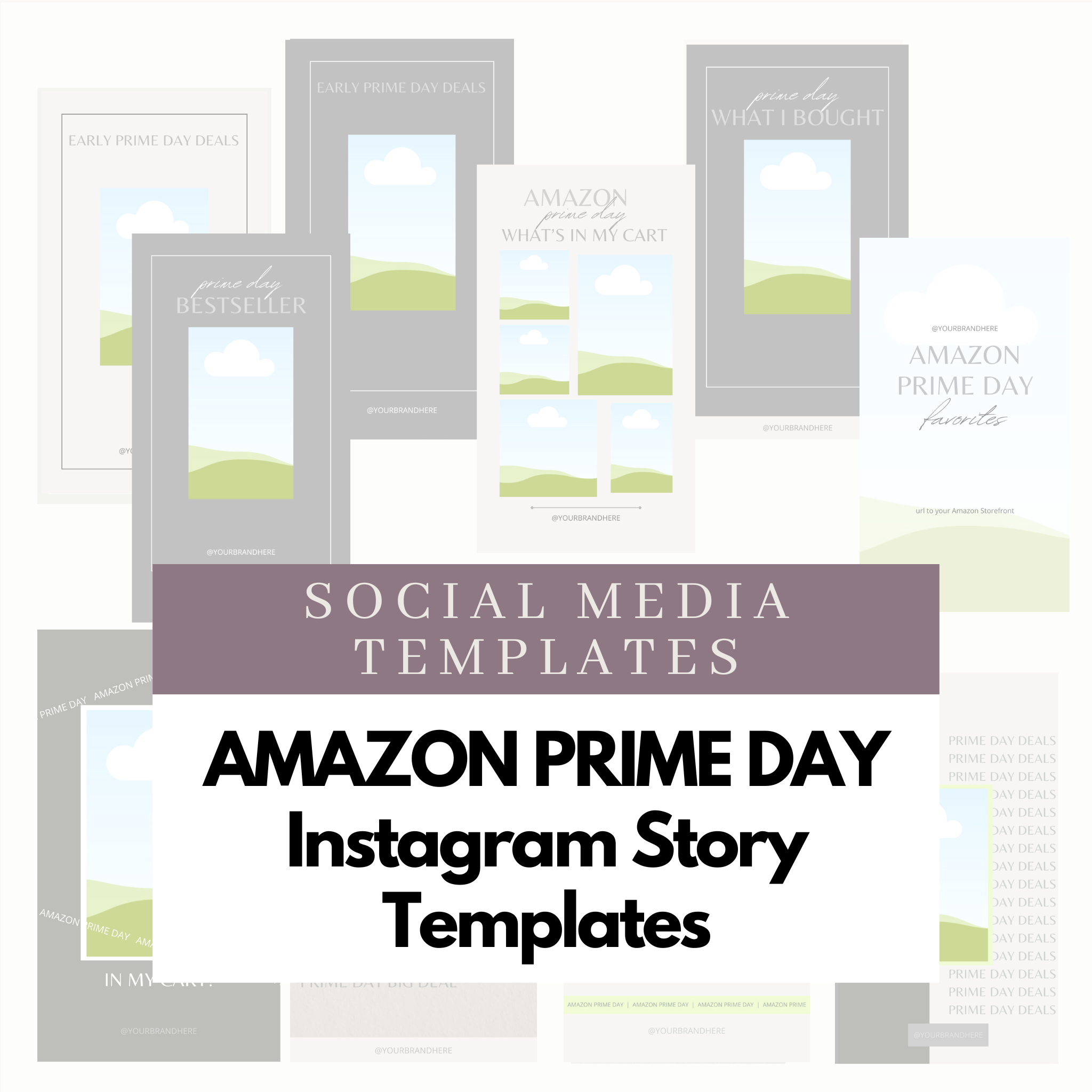 Amazon Prime Day Templates for Instagram Stories