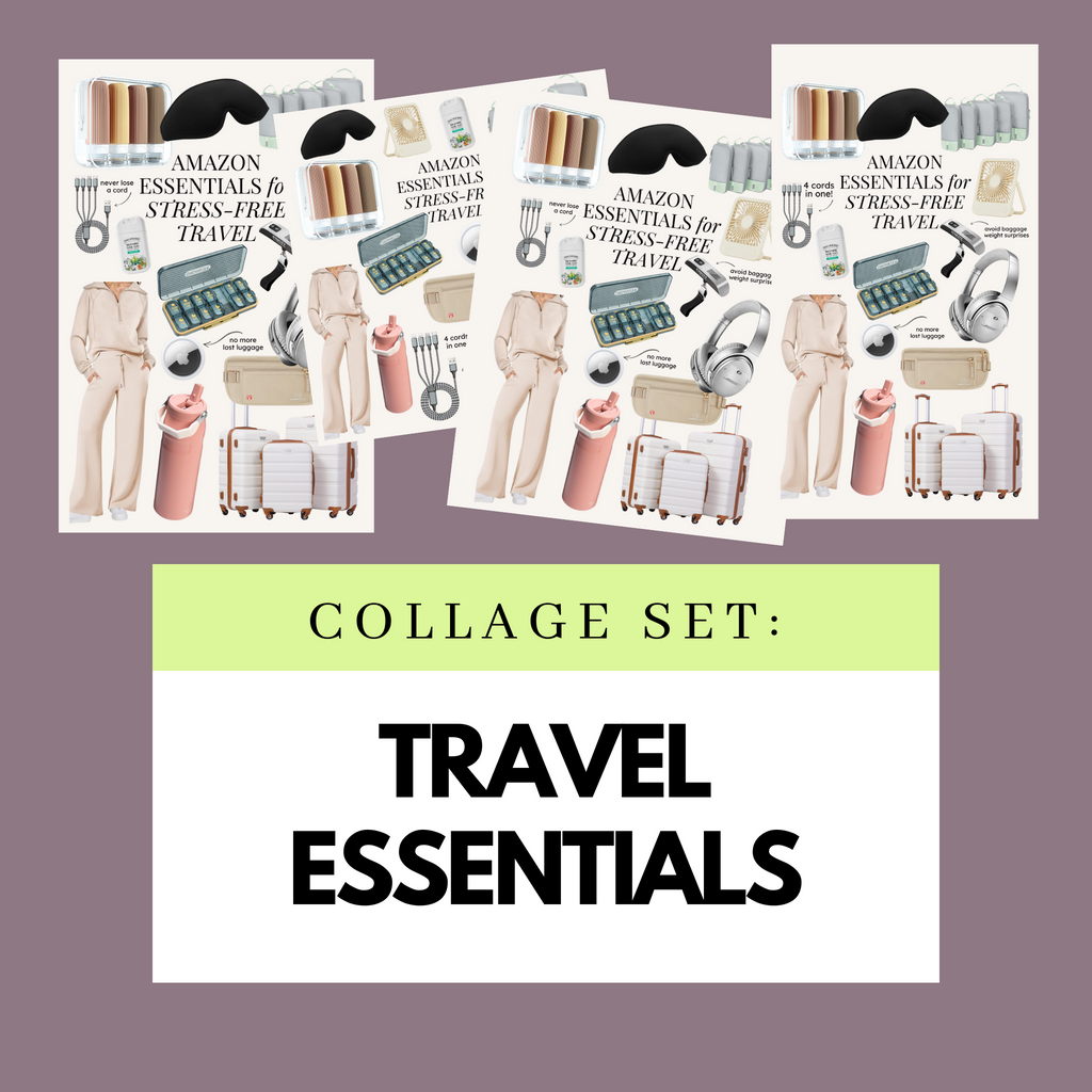 Amazon Travel Essentials Collage Set (Semi-Exclusive)