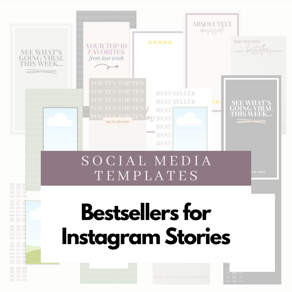 Affiliate Product Bestseller Templates for Social Media