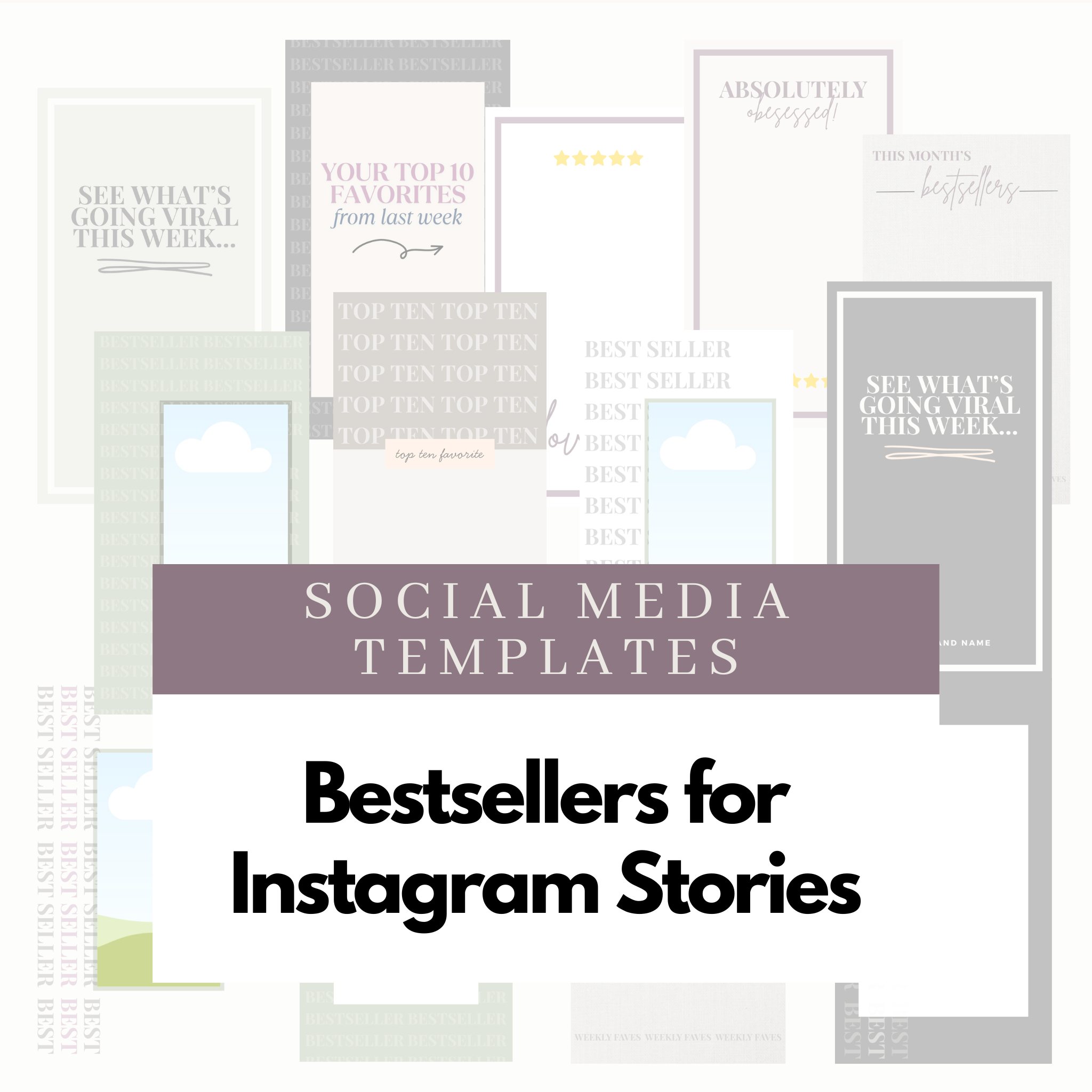 Affiliate Product Bestseller Templates for Social Media