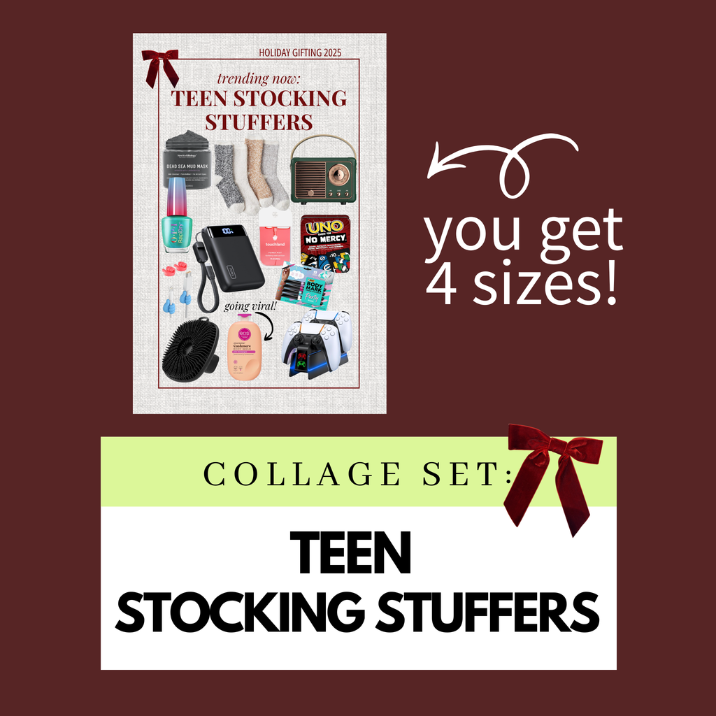 Teen Stocking Stuffer Ideas Collage Set (Semi-Exclusive)