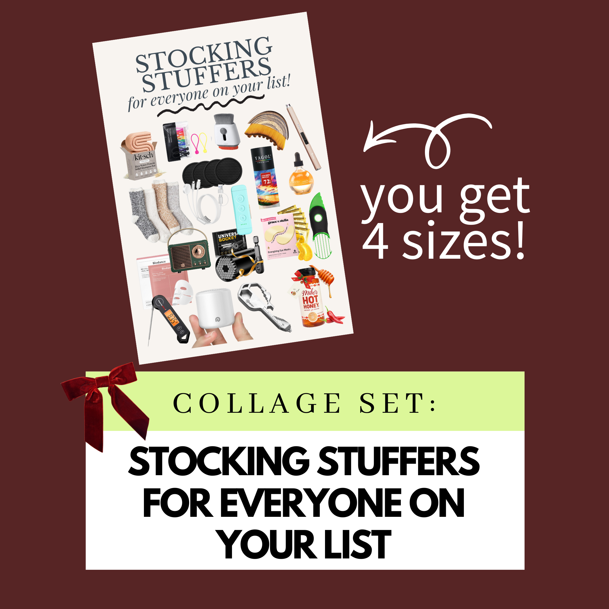 Stocking Stuffers for Everyone Collage Set (Semi-Exclusive)