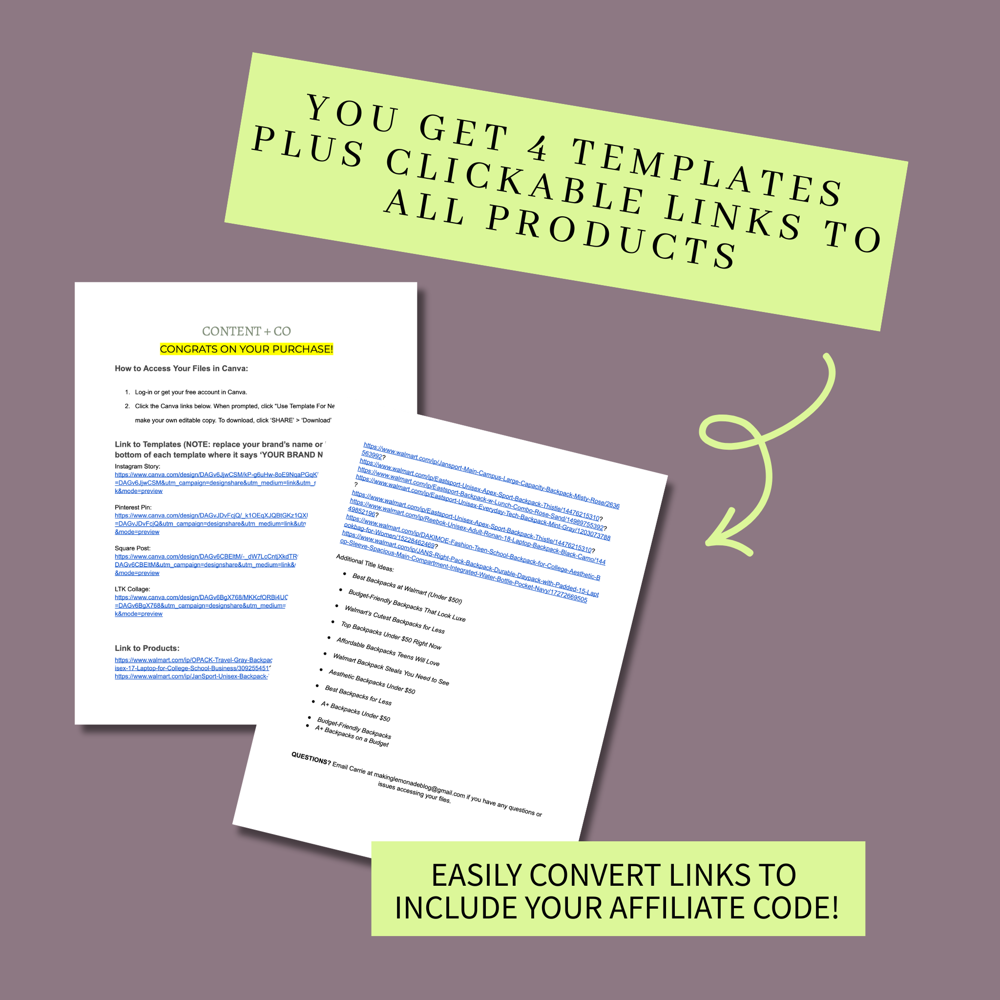 HOLIDAY 'SHOP THE LOOK' COLLAGE BUNDLE