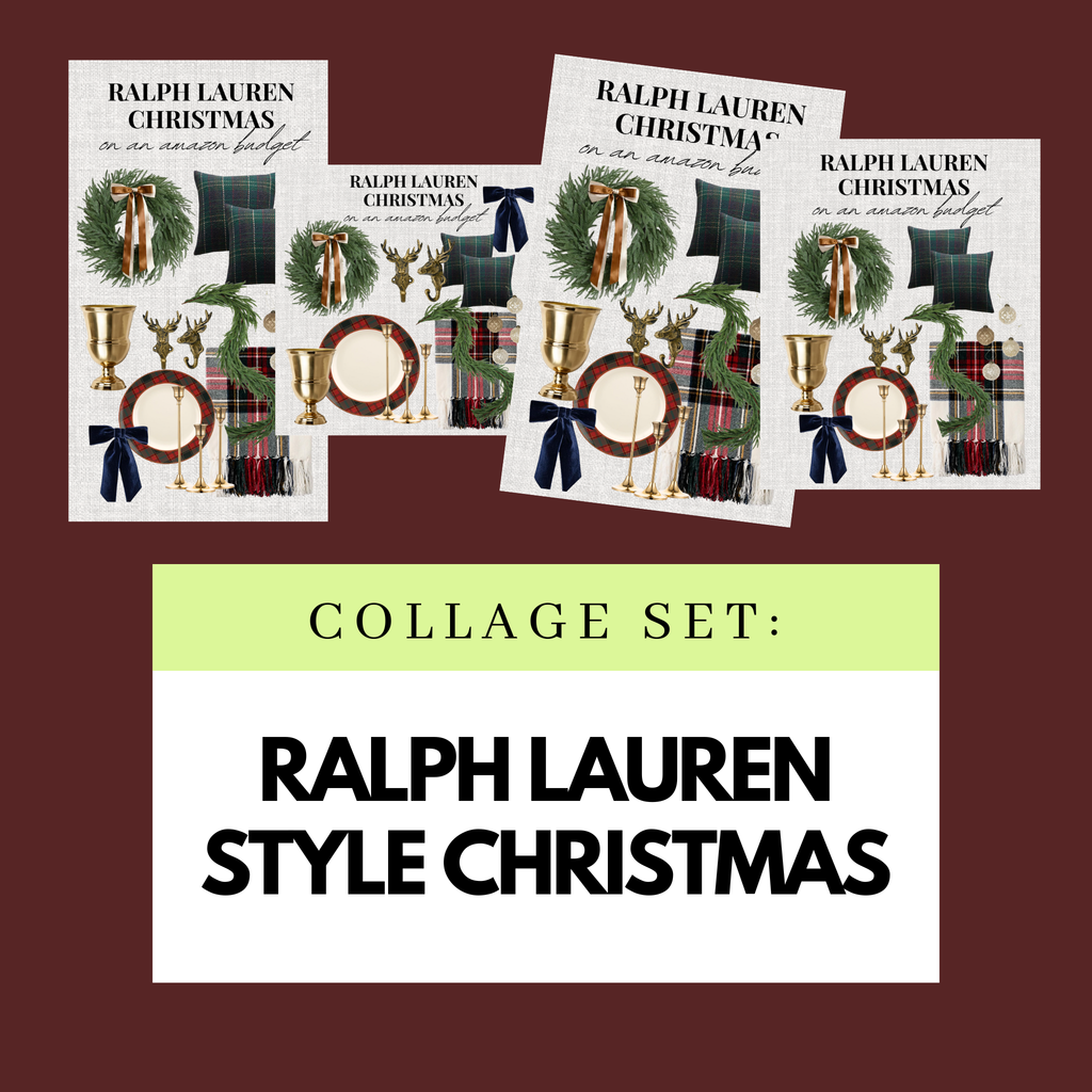 Ralph Lauren Style Christmas Collage Set (Semi-Exclusive)
