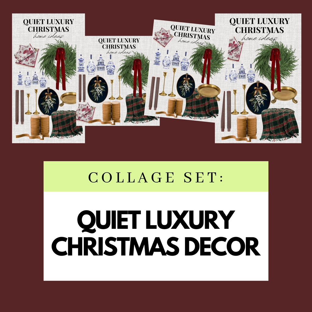 Quiet Luxury Holiday Decor Collage Set (Semi-Exclusive)